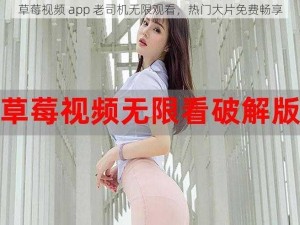 草莓视频 app 老司机无限观看，热门大片免费畅享