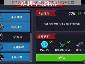 探秘元气骑士：饰品耐久度恢复秘籍全攻略