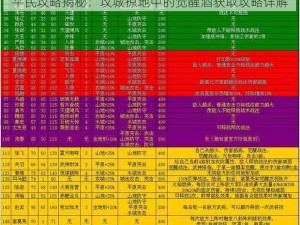 平民攻略揭秘：攻城掠地中的觉醒酒获取攻略详解