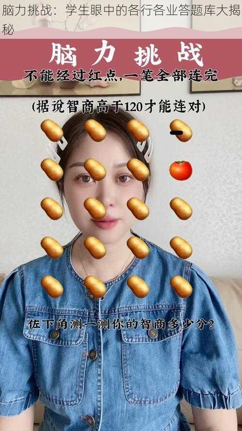 脑力挑战：学生眼中的各行各业答题库大揭秘