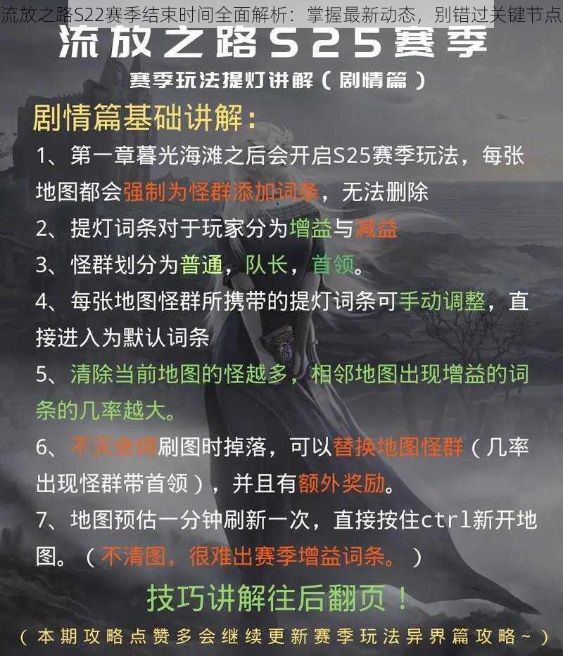 流放之路S22赛季结束时间全面解析：掌握最新动态，别错过关键节点