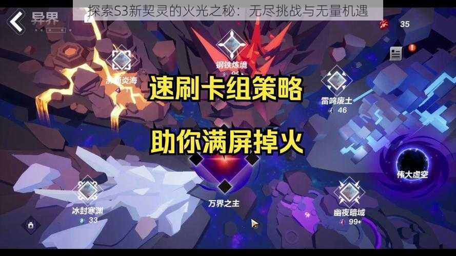 探索S3新契灵的火光之秘：无尽挑战与无量机遇