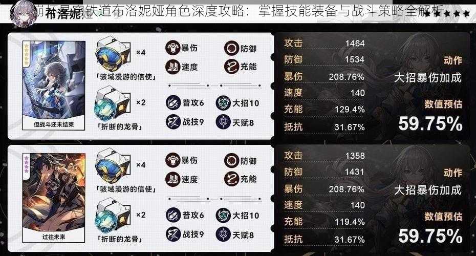 崩坏星穹铁道布洛妮娅角色深度攻略：掌握技能装备与战斗策略全解析