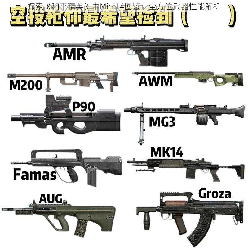 探索《和平精英》中Mini14图鉴：全方位武器性能解析