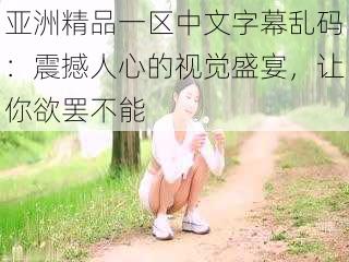 亚洲精品一区中文字幕乱码：震撼人心的视觉盛宴，让你欲罢不能