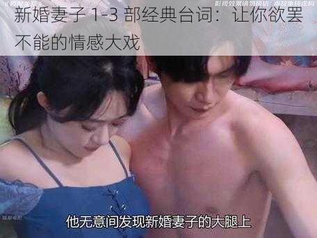 新婚妻子 1-3 部经典台词：让你欲罢不能的情感大戏