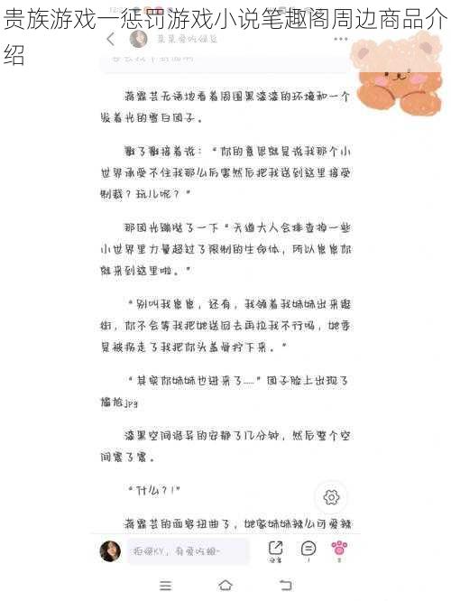 贵族游戏一惩罚游戏小说笔趣阁周边商品介绍