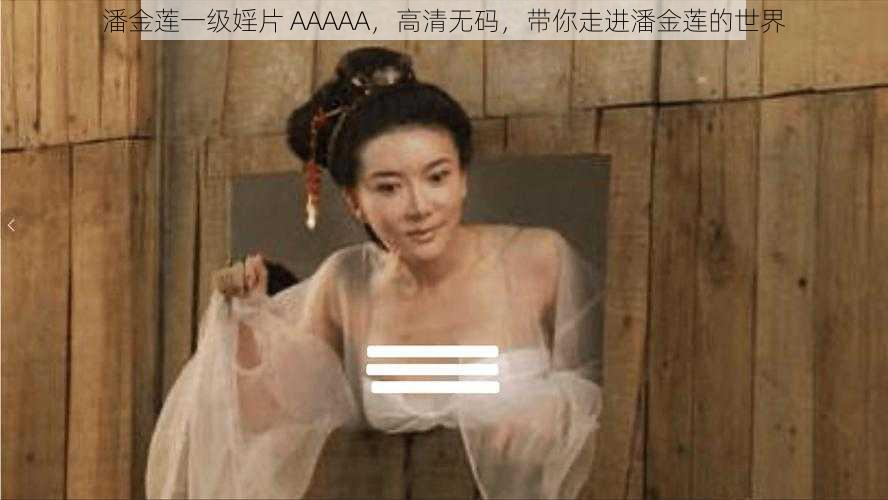 潘金莲一级婬片 AAAAA，高清无码，带你走进潘金莲的世界